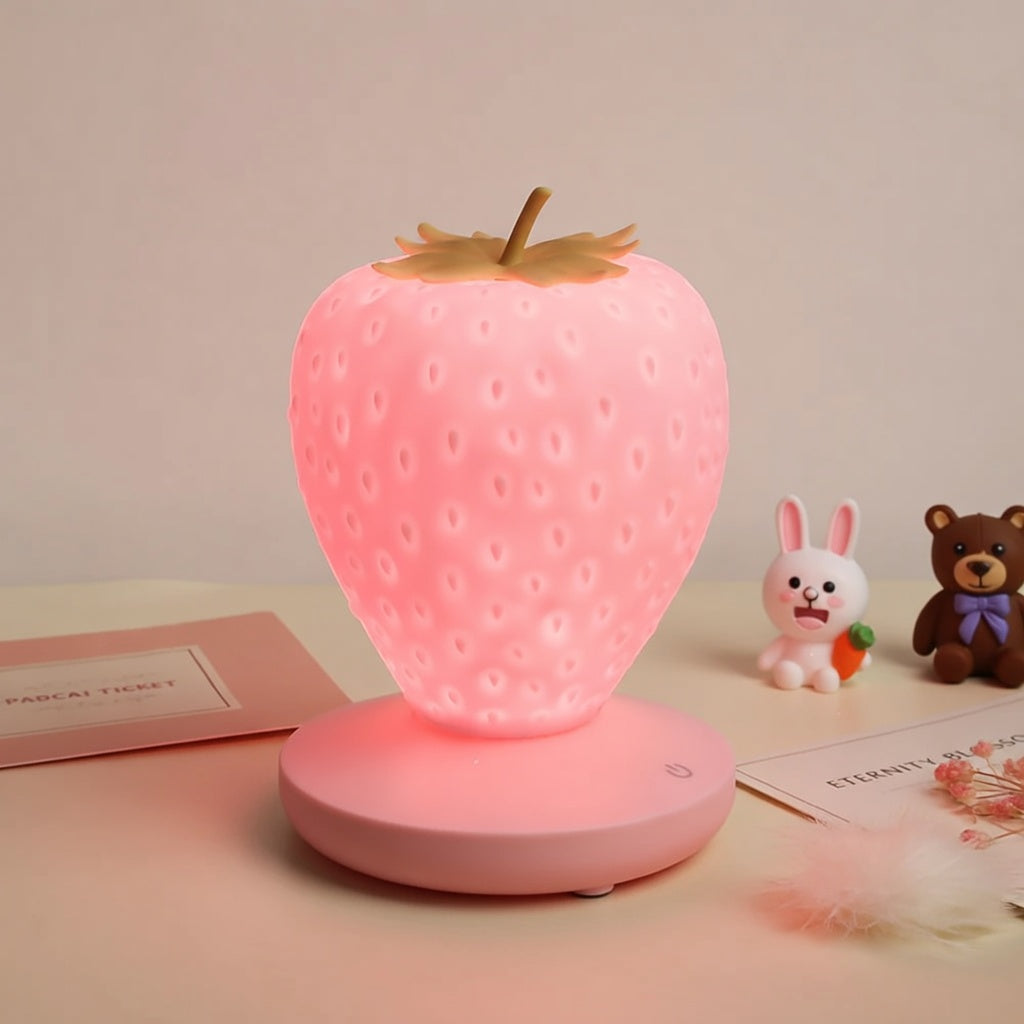 LED Strawberry Night Light