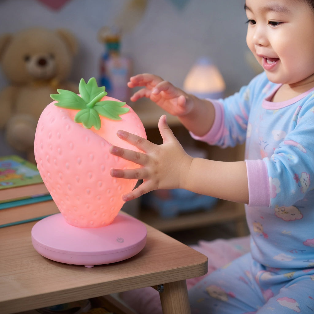 LED Strawberry Night Light