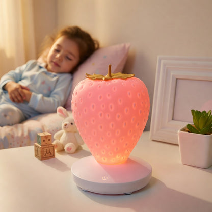 LED Strawberry Night Light