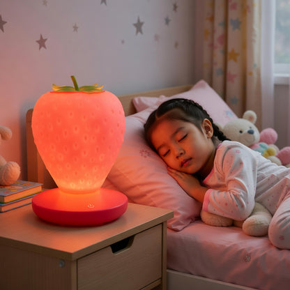 LED Strawberry Night Light